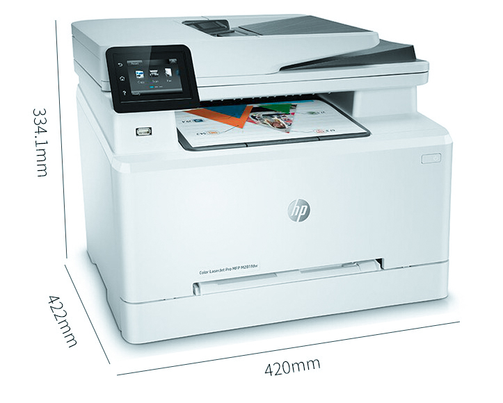 彩色A4一体 惠普HP Color LaserJet Pro MFP M277dw